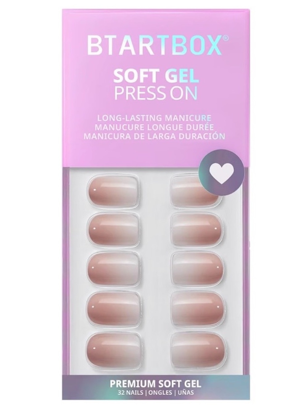 BTArtbox Press On Nails— “Vanilla Cream”